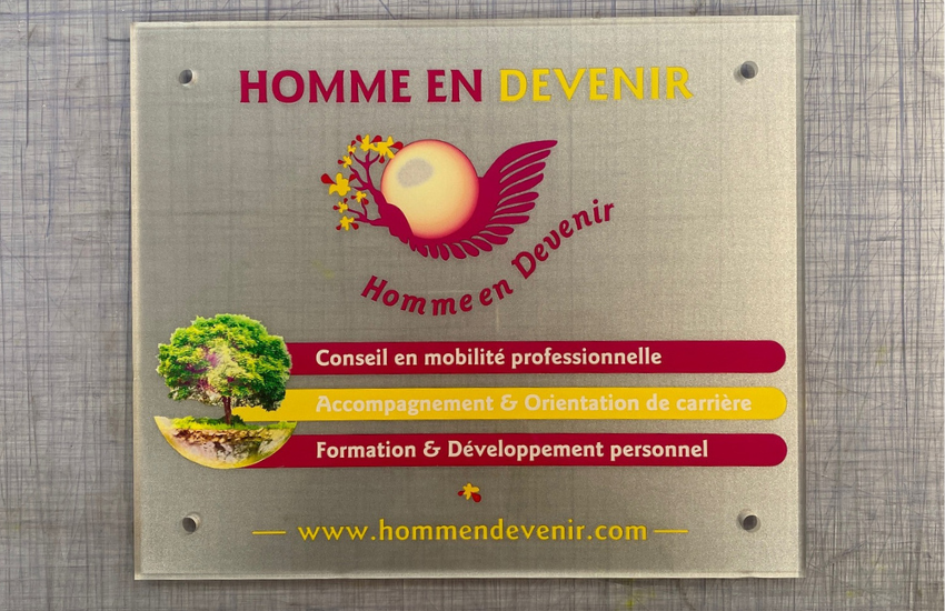 Image d'une plaque professionnelle